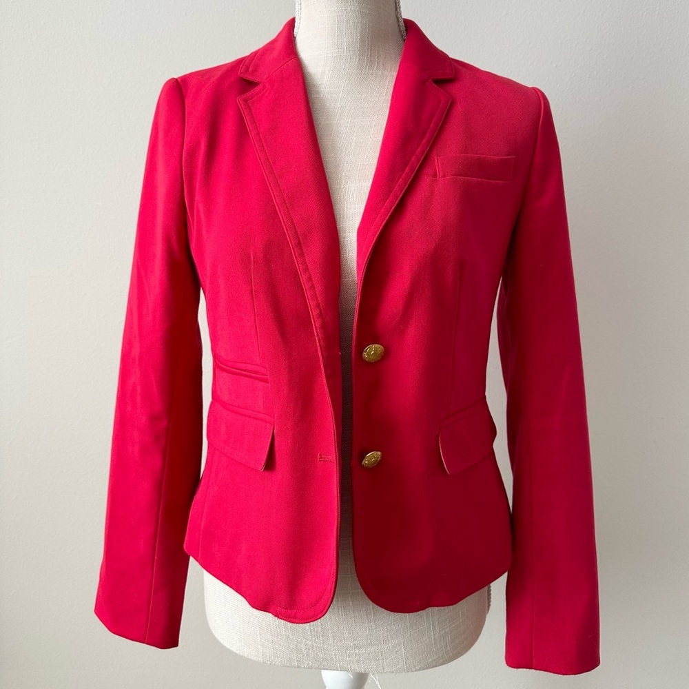 Banana Republic Boyfriend Red Blazer